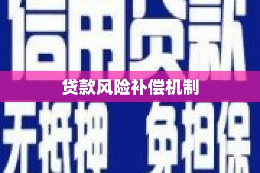 定远贷款风险补偿机制