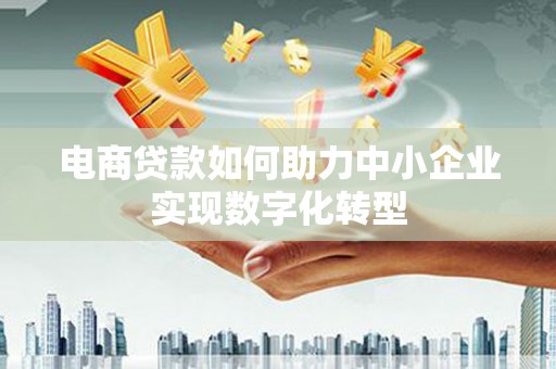 定远电商贷款如何助力中小企业实现数字化转型