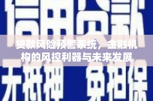 定远贷款风险预警系统，金融机构的风控利器与未来发展