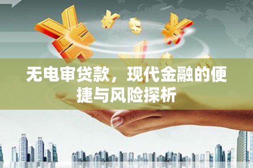 定远无电审贷款，现代金融的便捷与风险探析