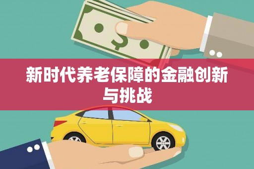 定远新时代养老保障的金融创新与挑战