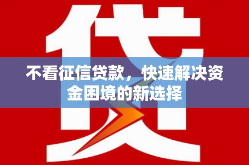 定远不看征信贷款，快速解决资金困境的新选择