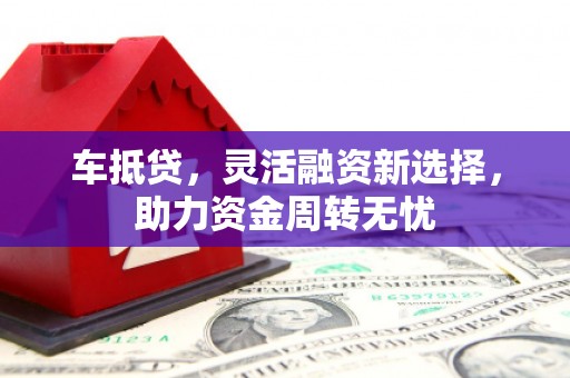 定远车抵贷，灵活融资新选择，助力资金周转无忧