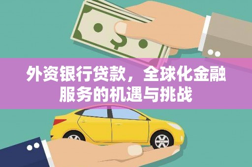 定远外资银行贷款，全球化金融服务的机遇与挑战