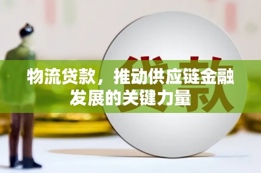 定远物流贷款，推动供应链金融发展的关键力量