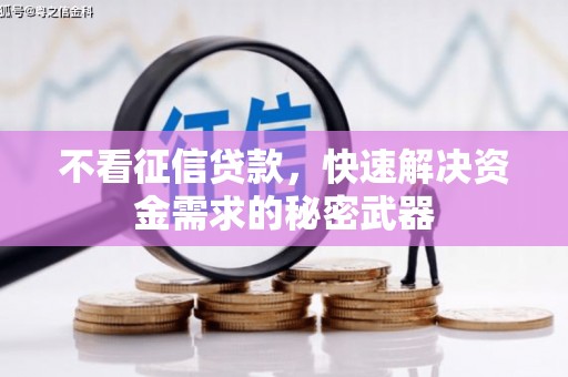 定远不看征信贷款，快速解决资金需求的秘密武器