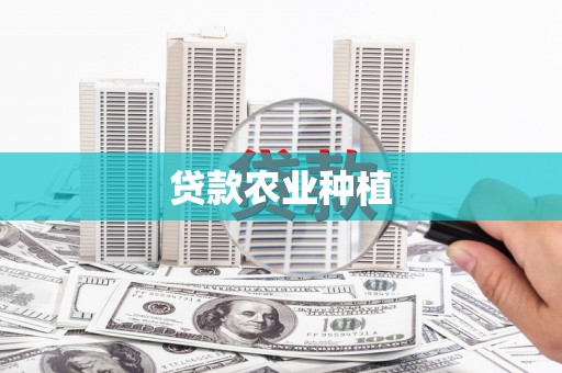 定远贷款农业种植