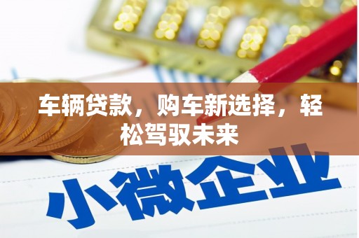 定远车辆贷款，购车新选择，轻松驾驭未来