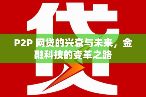 定远P2P 网贷的兴衰与未来，金融科技的变革之路