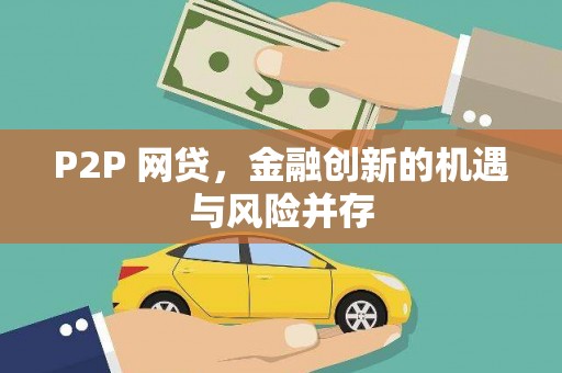 定远P2P 网贷，金融创新的机遇与风险并存