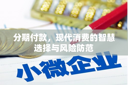 定远分期付款，现代消费的智慧选择与风险防范