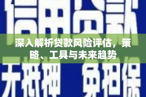 定远深入解析贷款风险评估，策略、工具与未来趋势