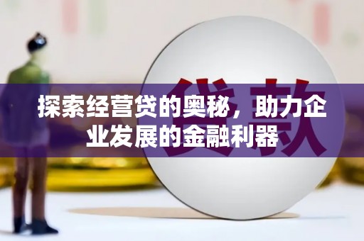 定远探索经营贷的奥秘，助力企业发展的金融利器