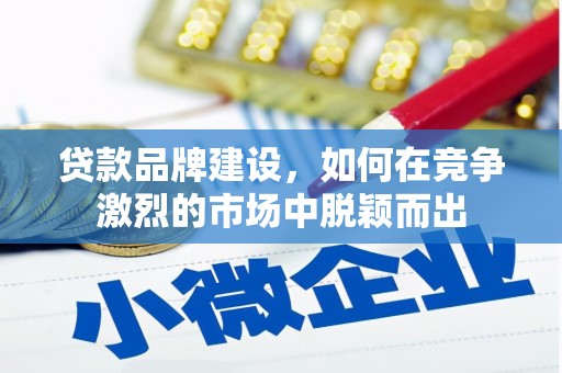 定远贷款品牌建设，如何在竞争激烈的市场中脱颖而出