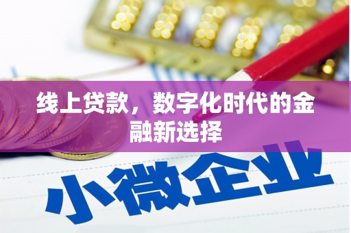 定远线上贷款，数字化时代的金融新选择