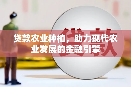 定远贷款农业种植，助力现代农业发展的金融引擎