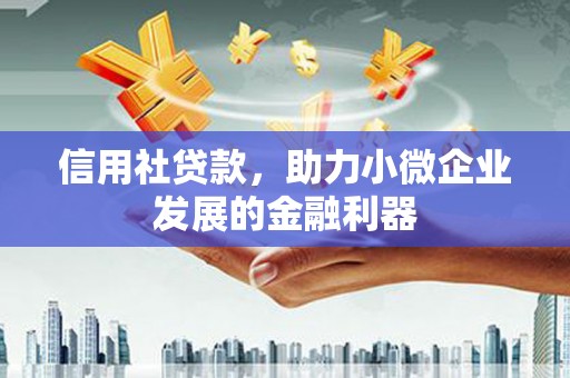 定远信用社贷款，助力小微企业发展的金融利器