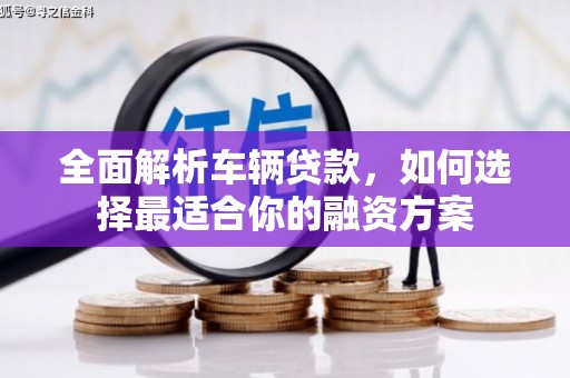 定远全面解析车辆贷款，如何选择最适合你的融资方案