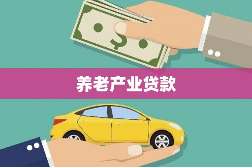 定远养老产业贷款
