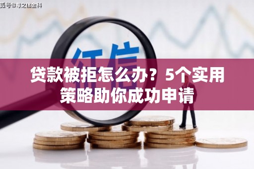 定远贷款被拒怎么办？5个实用策略助你成功申请