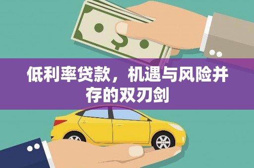 定远低利率贷款，机遇与风险并存的双刃剑