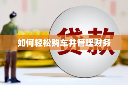 定远如何轻松购车并管理财务