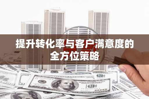 定远提升转化率与客户满意度的全方位策略