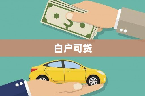 定远白户可贷