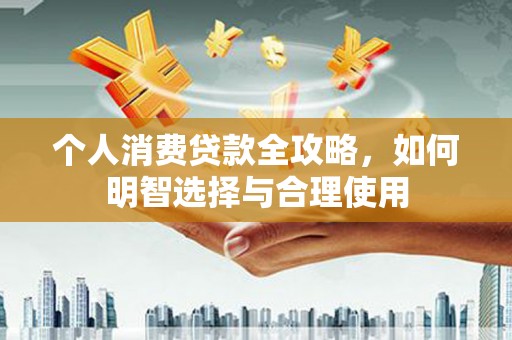 定远个人消费贷款全攻略，如何明智选择与合理使用